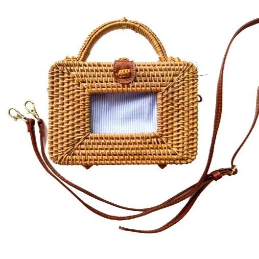 2x4 Rectangle Wicker Bag