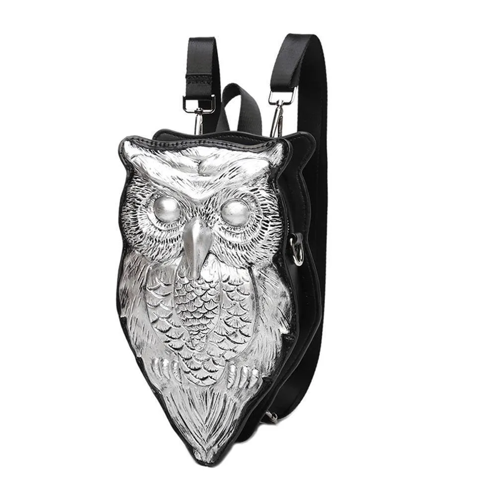 3D Backpack Generic Owl Waterproof Backpack bag Chest Crossbody Bag