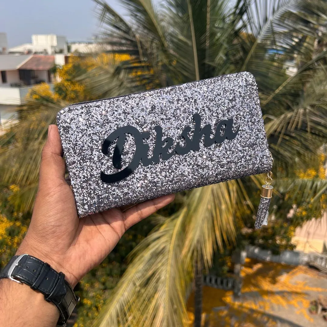 4D Glitter Ladies Wallet