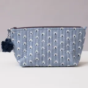 Aja Cloud Block Printed Makeup Pouch