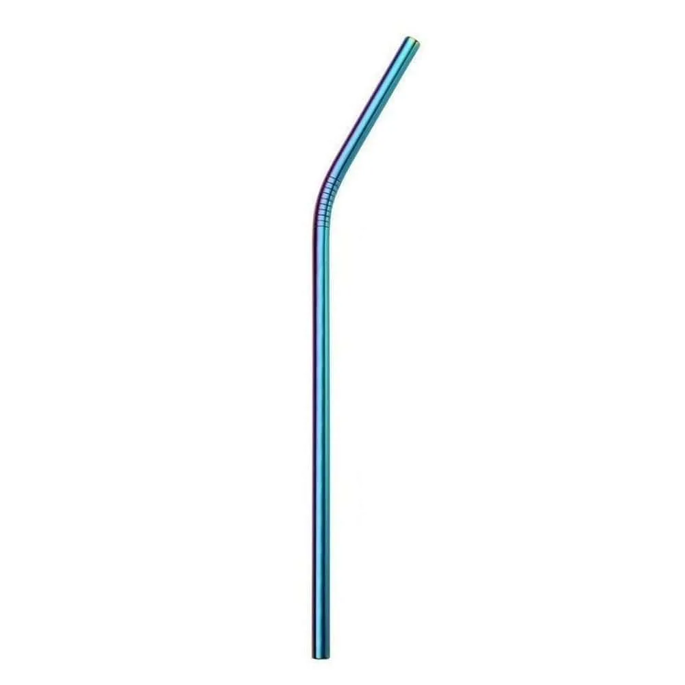 &Keep Single Bent Stainless Steel Straw