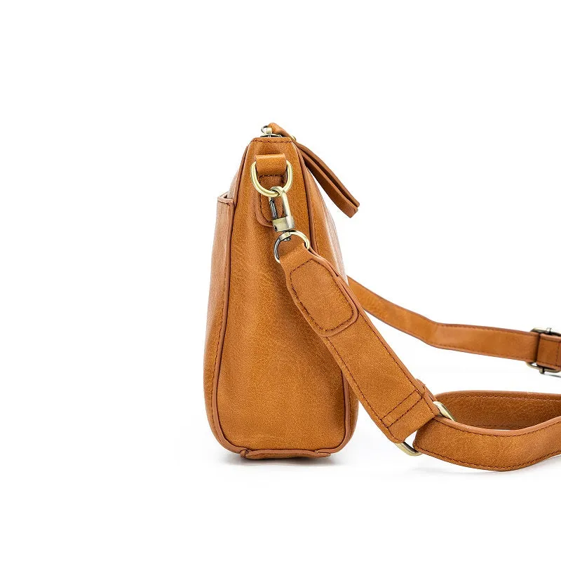 Aspen Tan Crossbody Bag