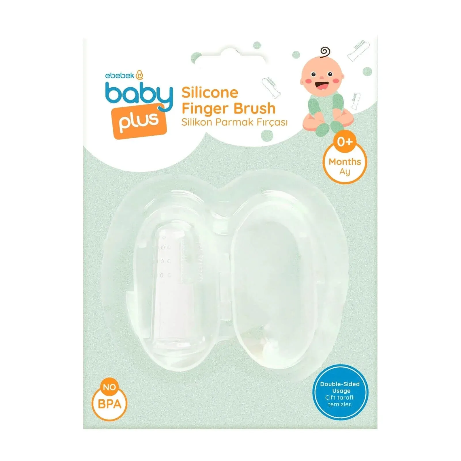 baby plus Silicone Finger Toothbrush