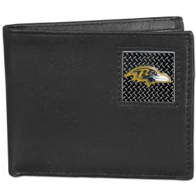 Baltimore Ravens Gridiron Leather Bi-fold Wallet