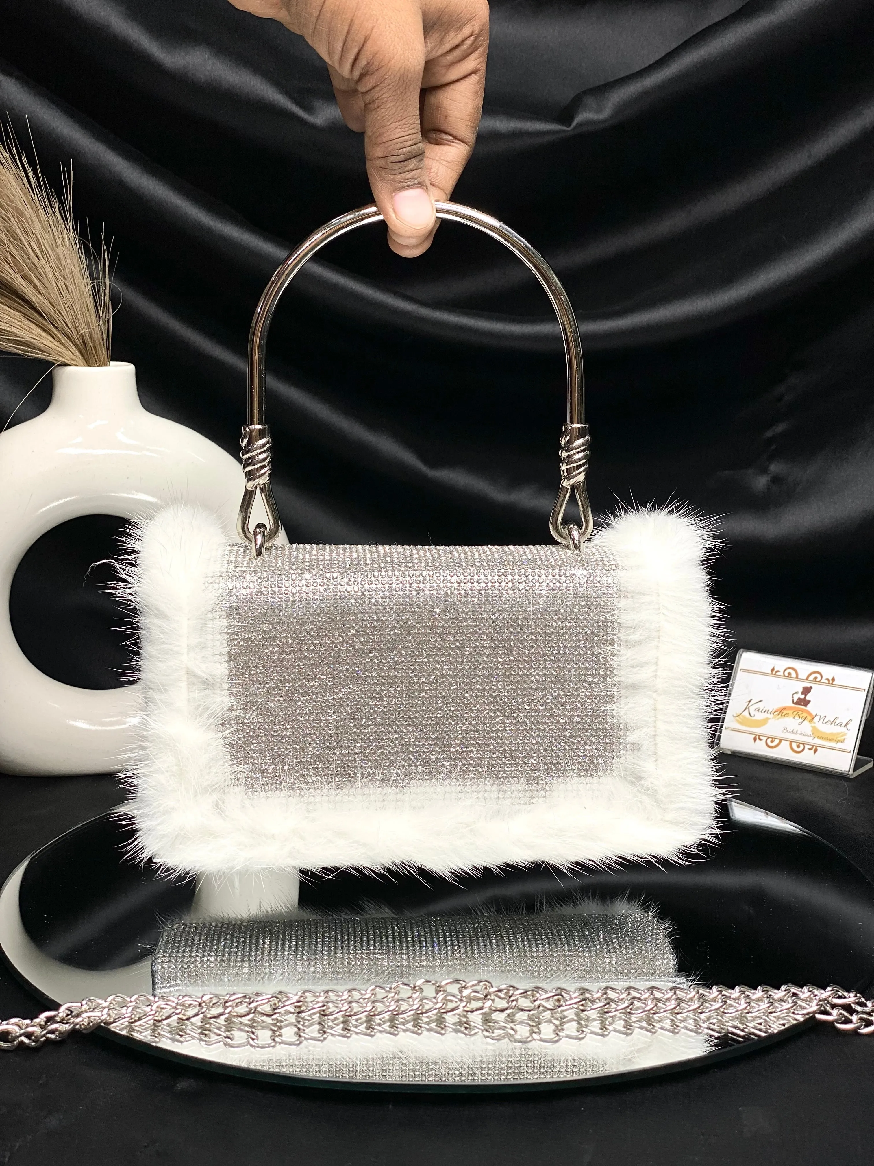 Bella Fur Clutch