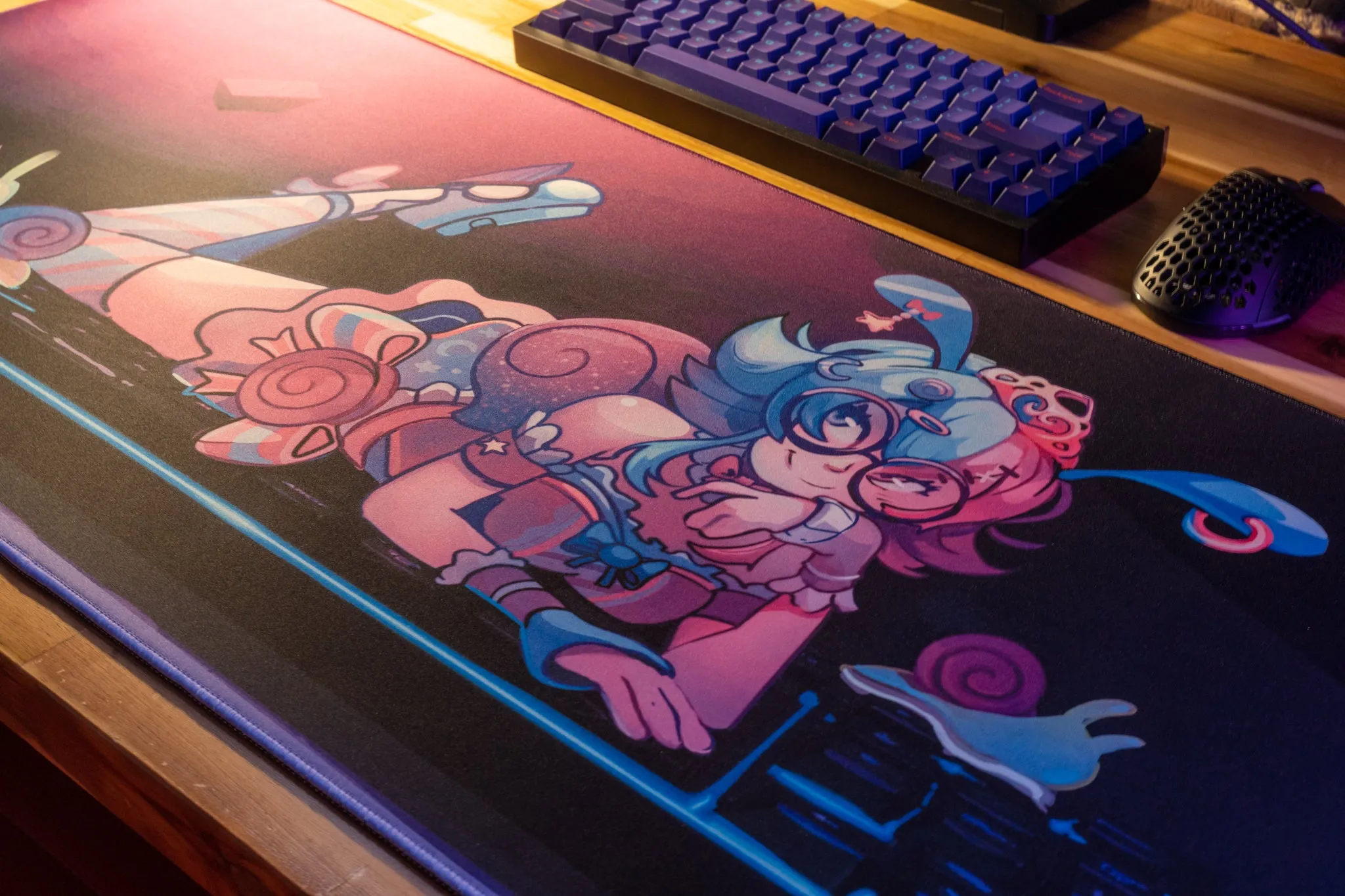 BelleSprout "Belle's Thoccy Dreams" Content Creator Collaboration Limited Edition XL Gaming Mouse Pad