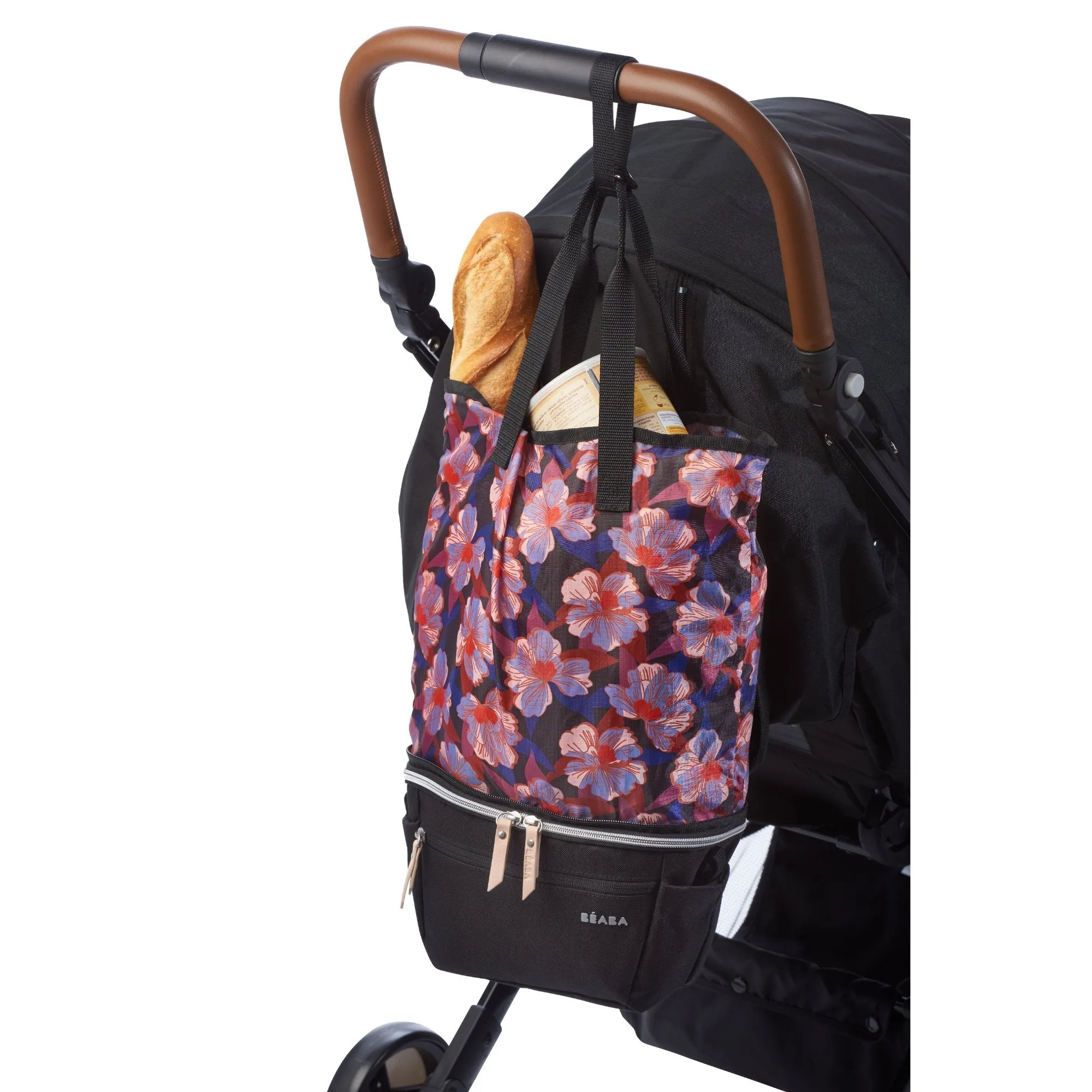 Biarritz Expendable Stroller Organizer Bag - Black & Lilys