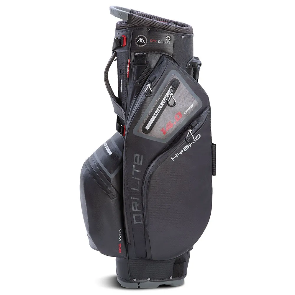 Big Max Dri Lite Hybrid 2 Stand Bag - Black