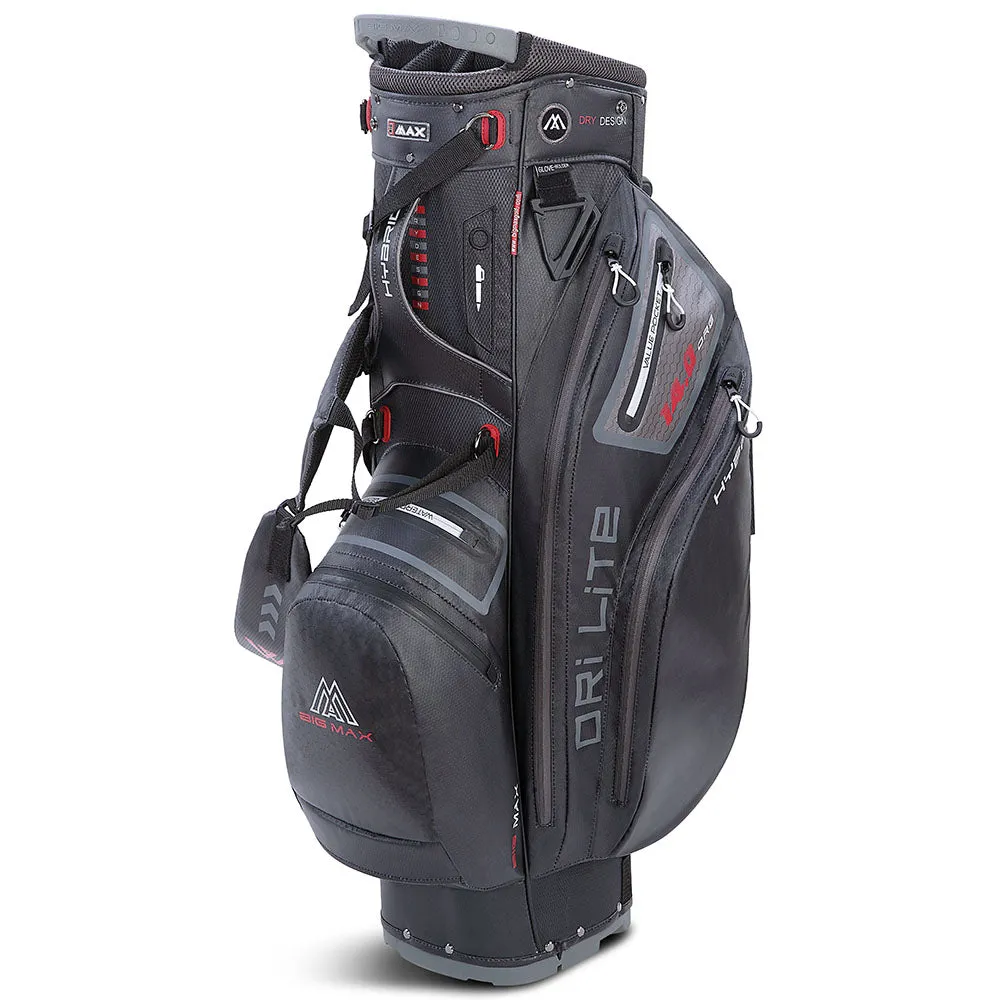 Big Max Dri Lite Hybrid 2 Stand Bag - Black