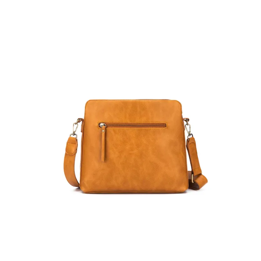 Black Caviar Designs Crossbody Bag Paige - Tan