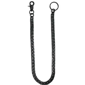 Black Double Link Wallet Chain 21''