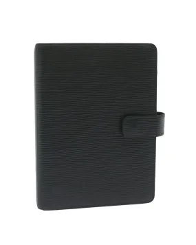 Black Epi Leather Day Planner Cover by Louis Vuitton - R20042