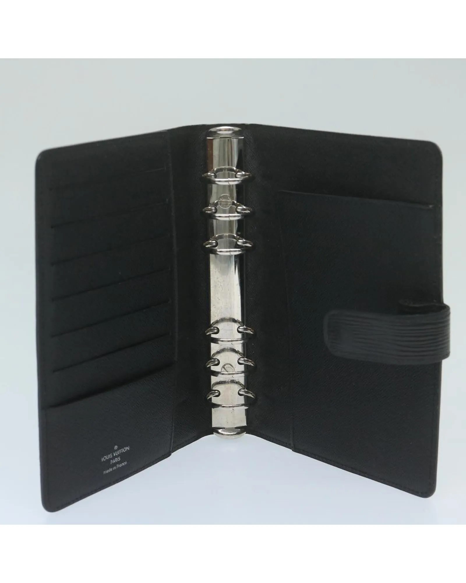 Black Epi Leather Day Planner Cover by Louis Vuitton - R20042