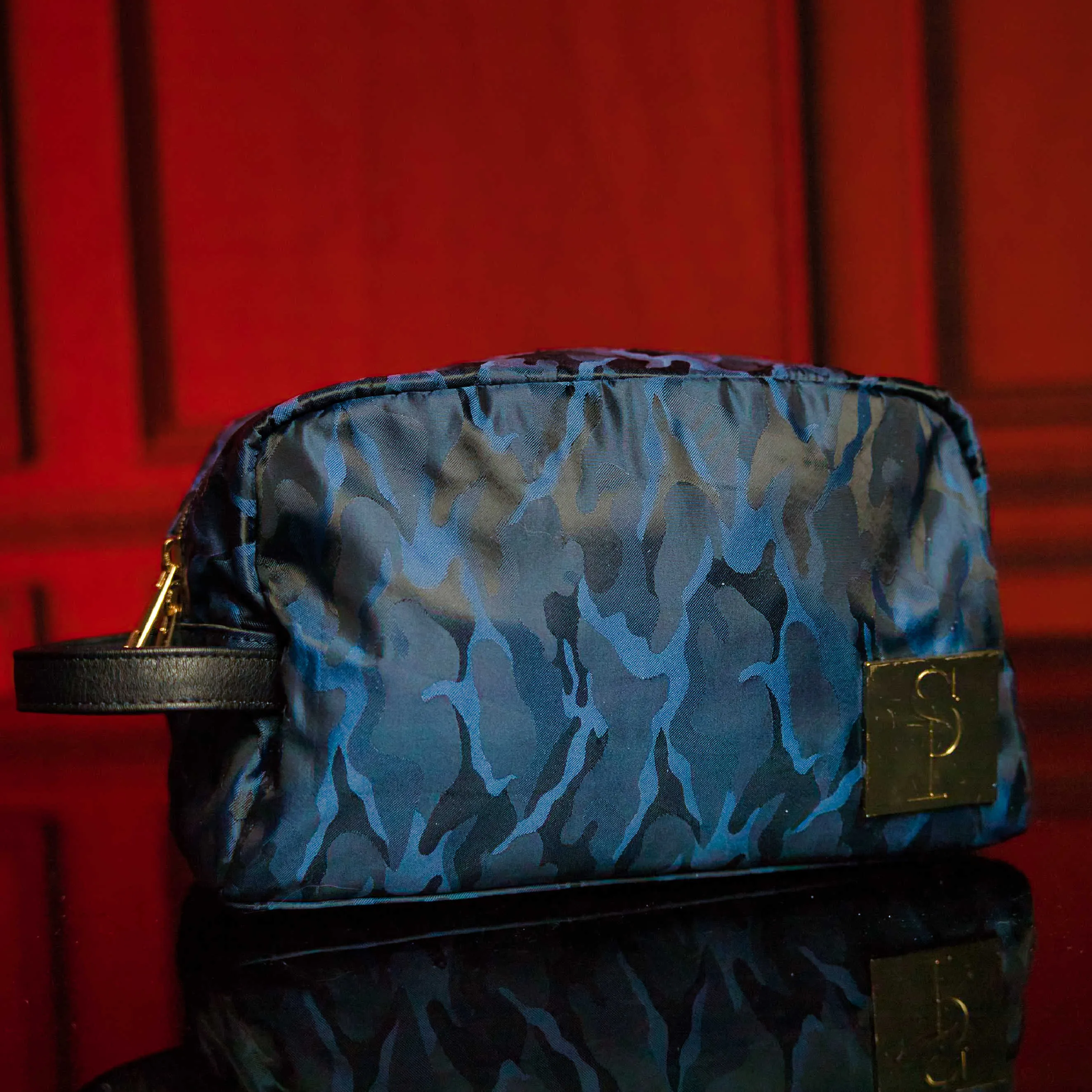 Blue Camo Nylon Toiletry (HOLIDAY SALE)