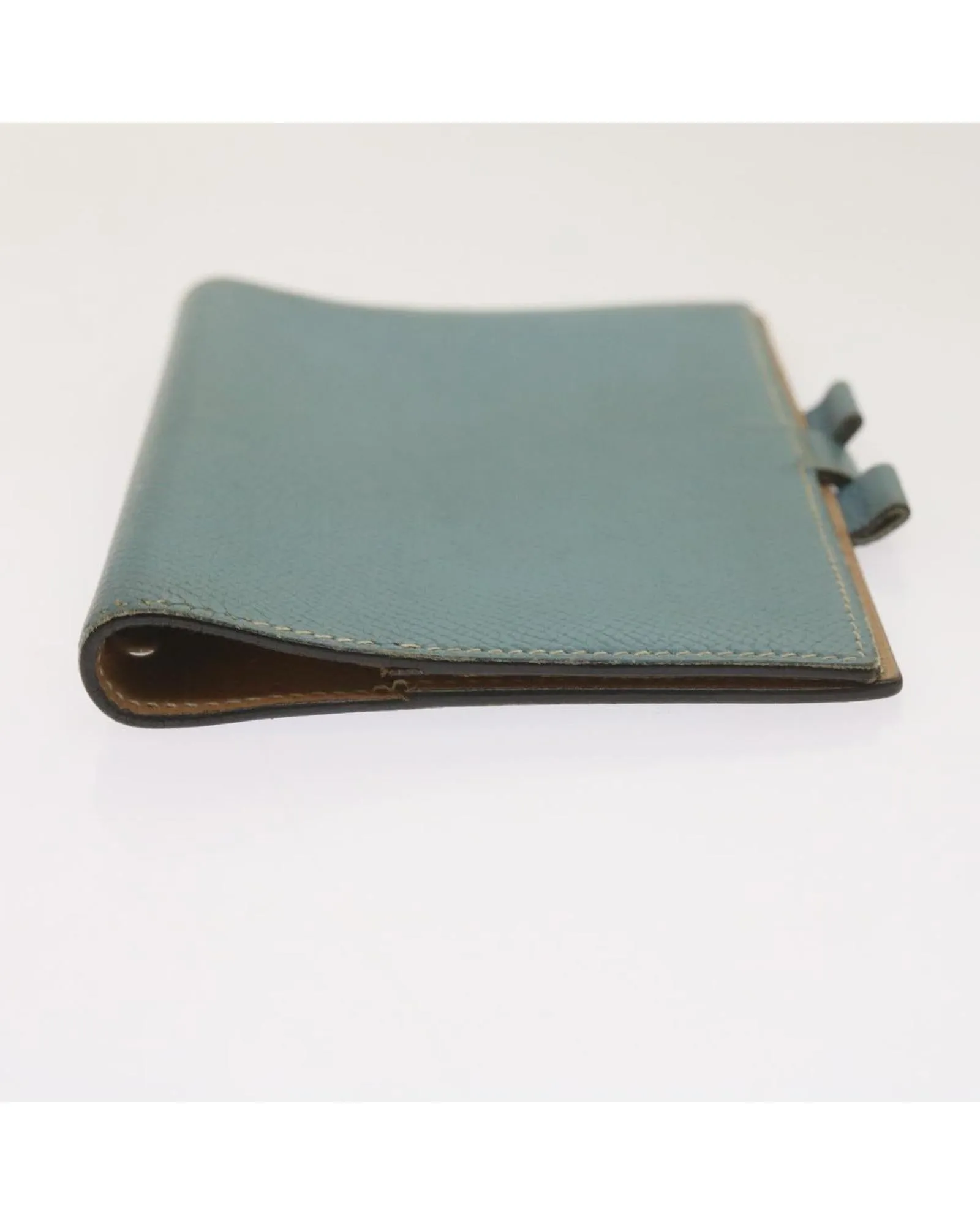 Blue Leather Day Planner Cover for Agenda GM