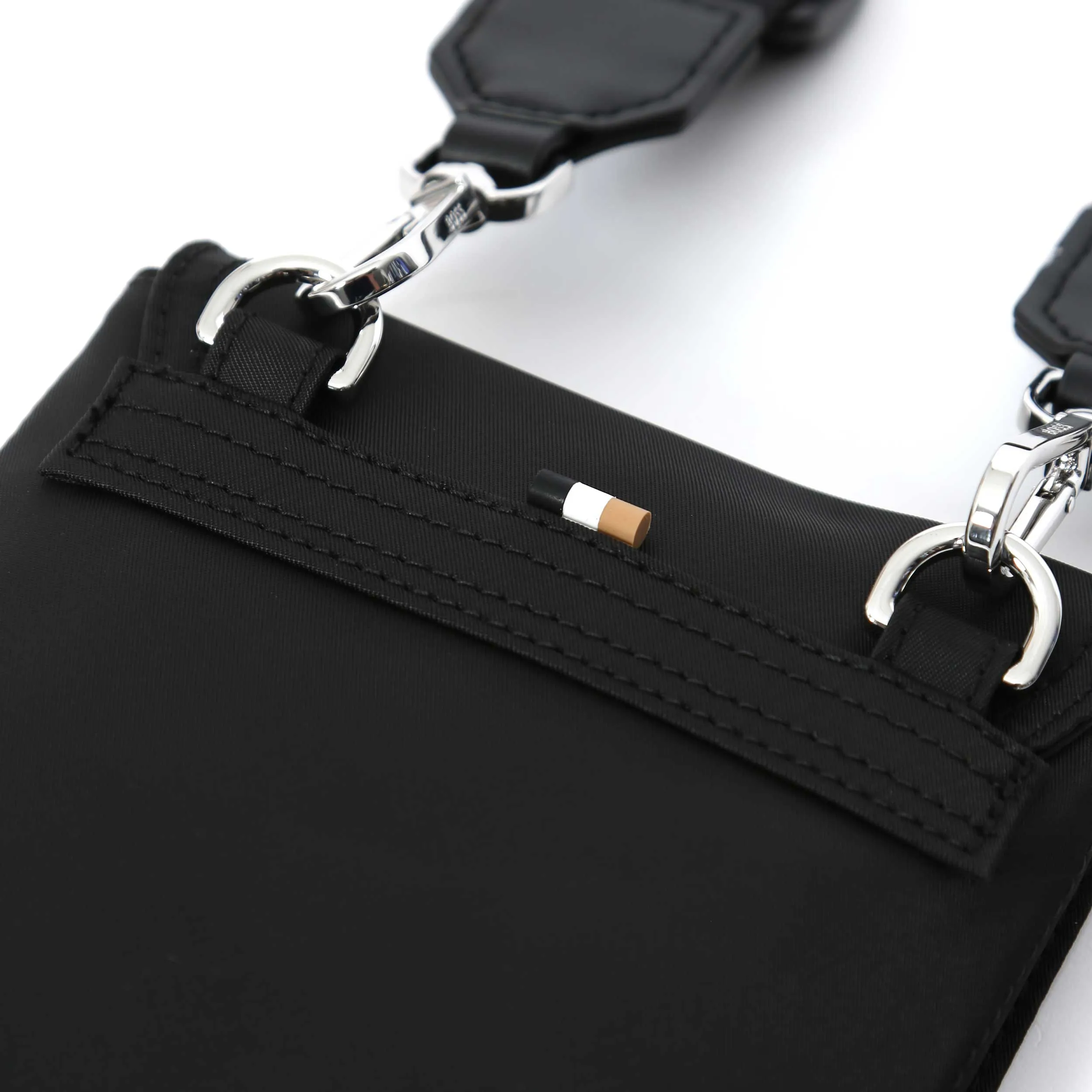 BOSS Lennon Phone Pouch Bag in Black