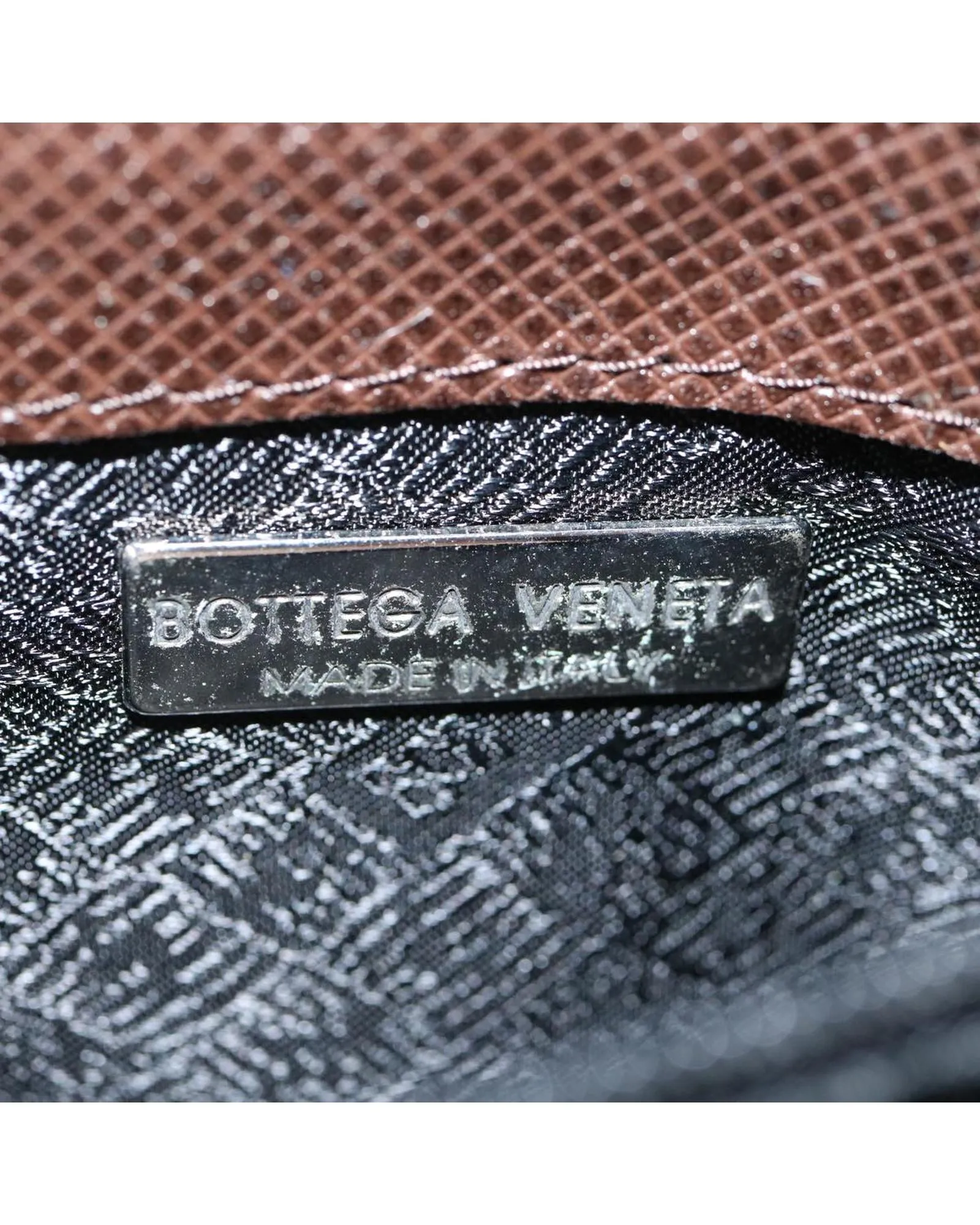 Bottega Veneta Intrecciato Shoulder Bag - Brown Leather