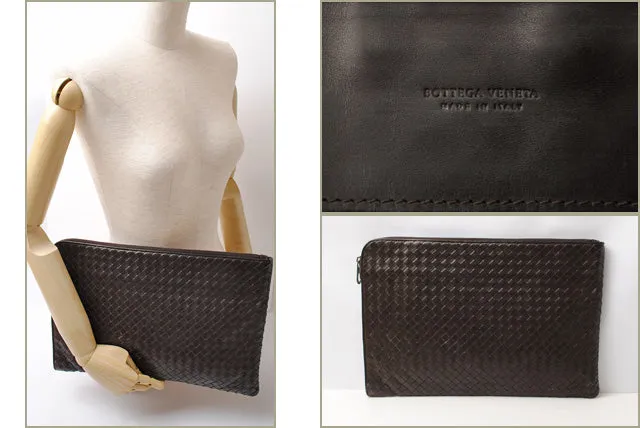 Bottega Veneta Leather Document Case 155150 V4650