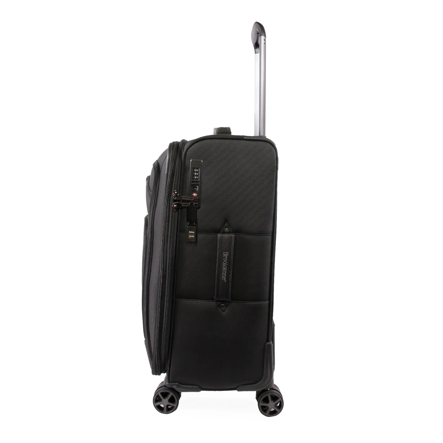 Brookstone x Christian McCaffrey - Daxton 21" Softside Carry-On Spinner Suitcase