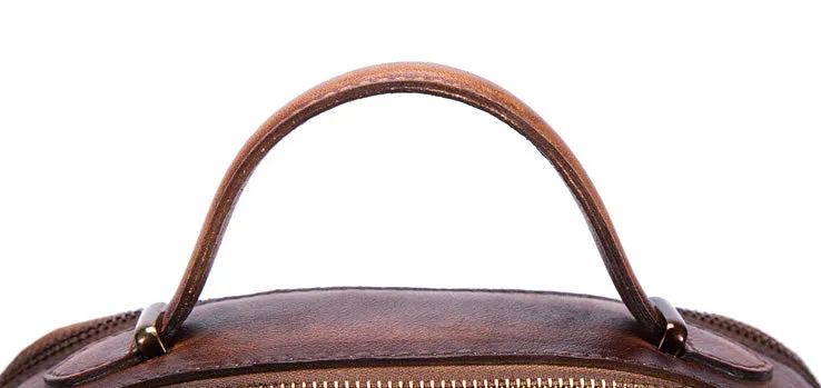 Brown Leather Crossbody Purse Leather Handbags For Women