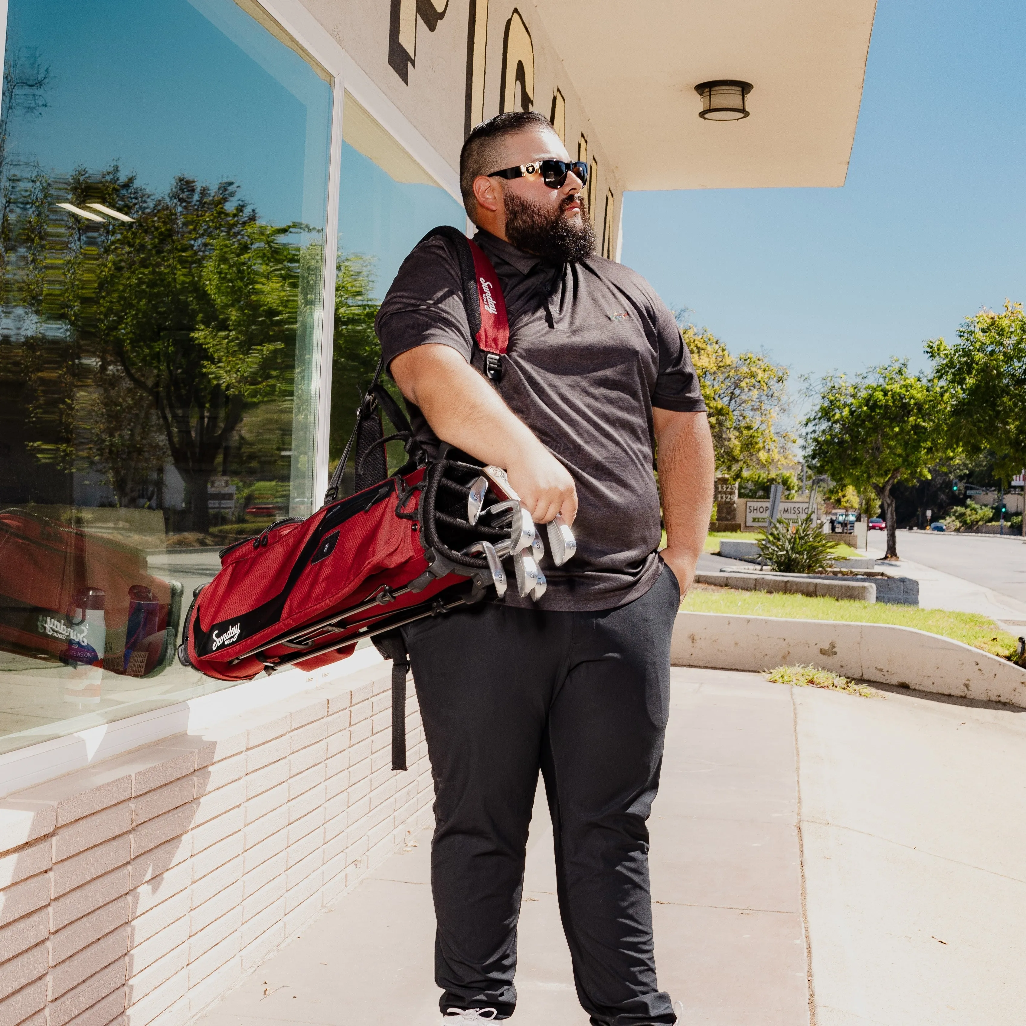 Burgundy's Bogey Bunch Golf Bag