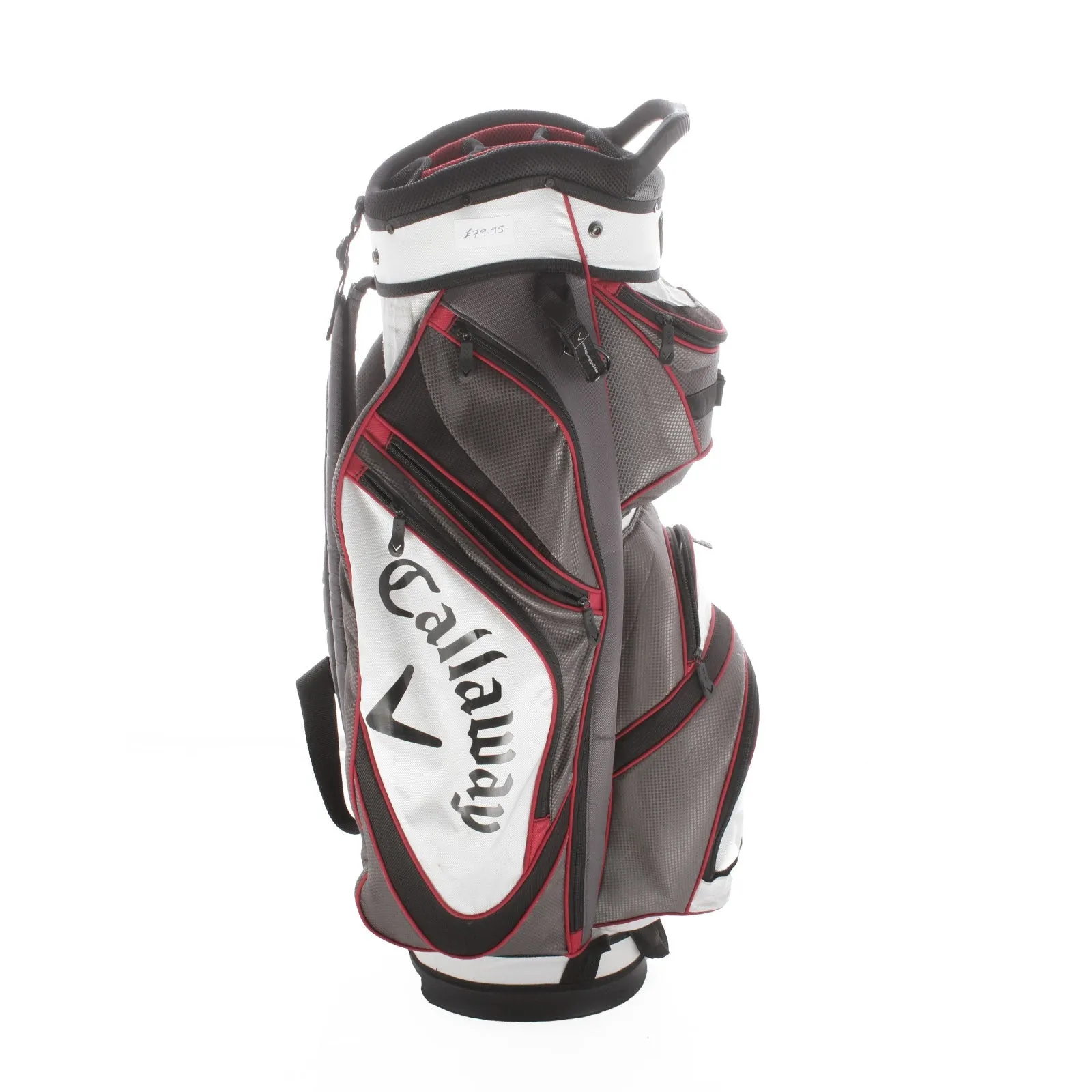 Callaway Cart Bag - Grey/White/Red