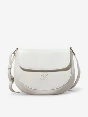 Calvin Klein Girls Iridescent Shoulder Bag in White (15cm)