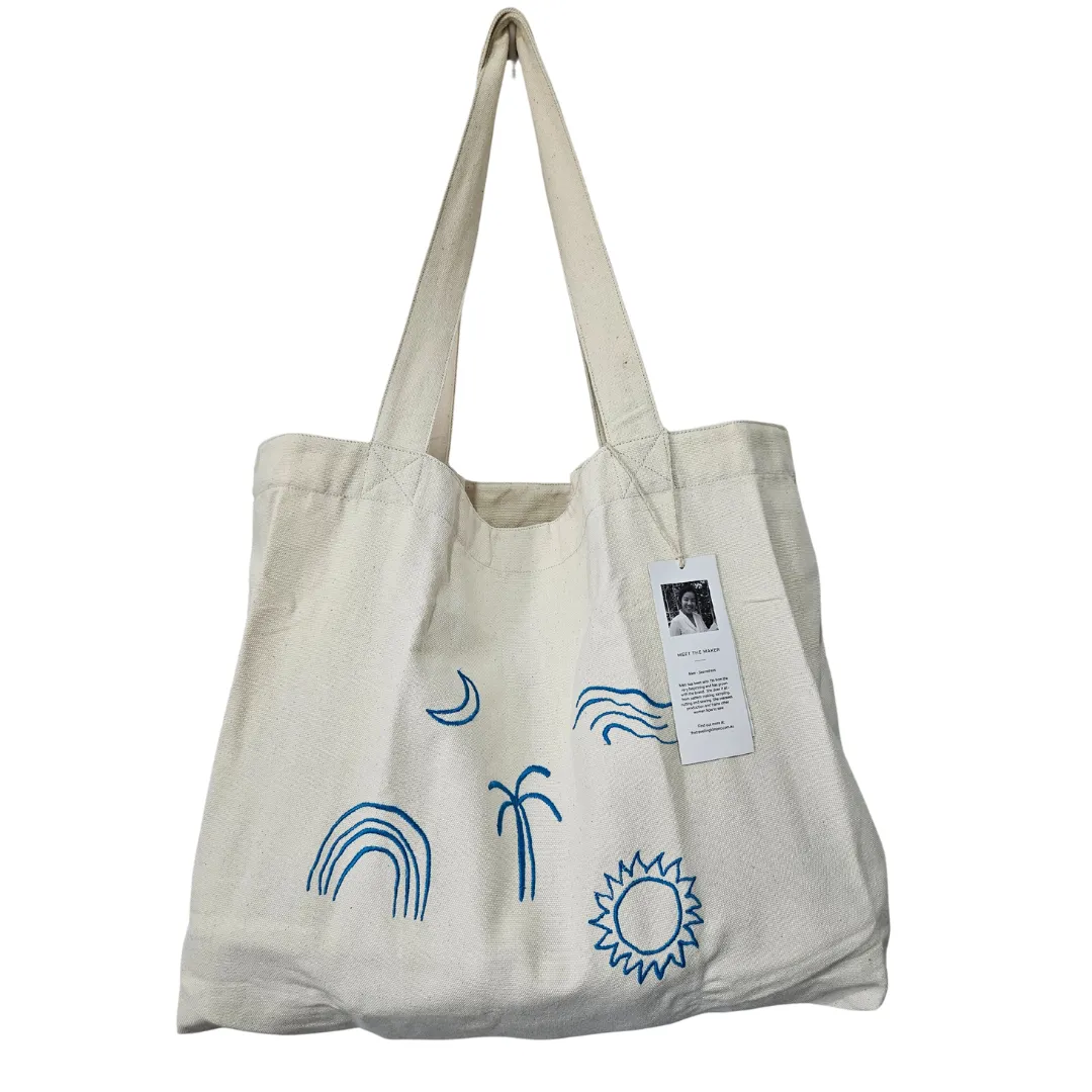 Canvas Beach Tote Bag