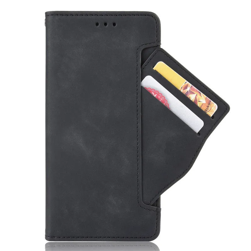 Card slot wallet case for Sony Xperia 1 II shockproof phone case Black