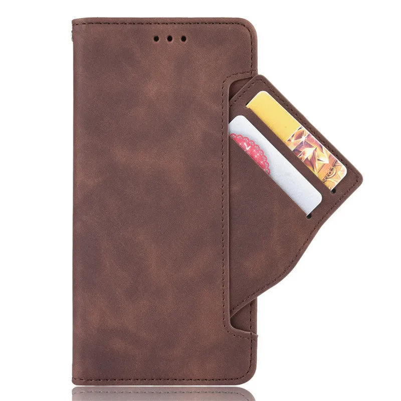 Card slot wallet case for Sony Xperia 1 II shockproof phone case Black