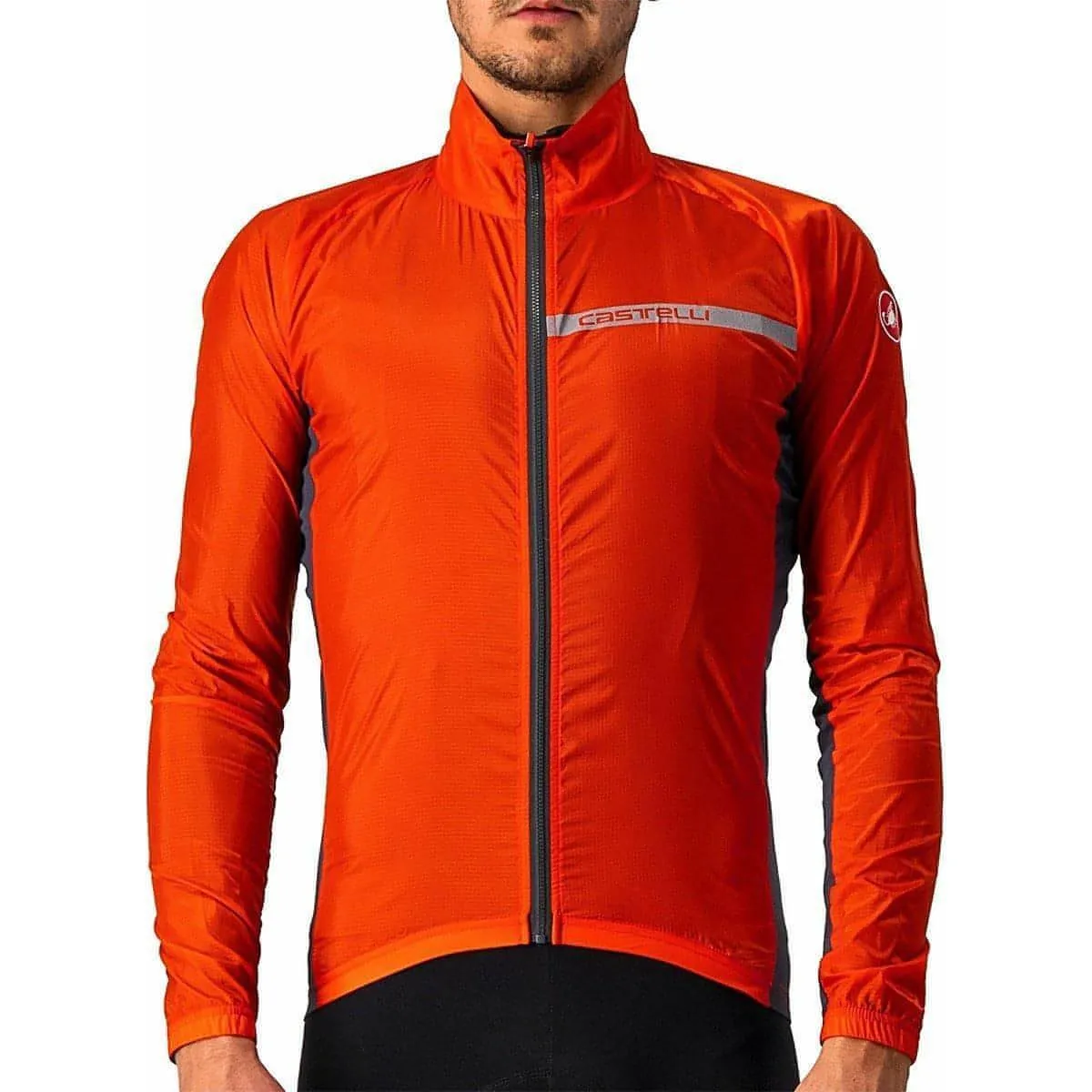 Castelli Squadra Stretch Mens Cycling Jacket - Red