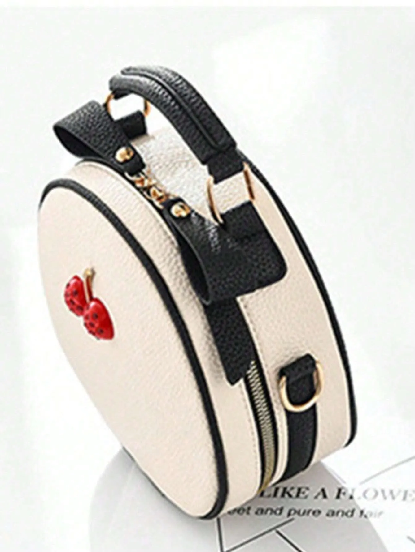 Cherry Round Crossbody Bag,