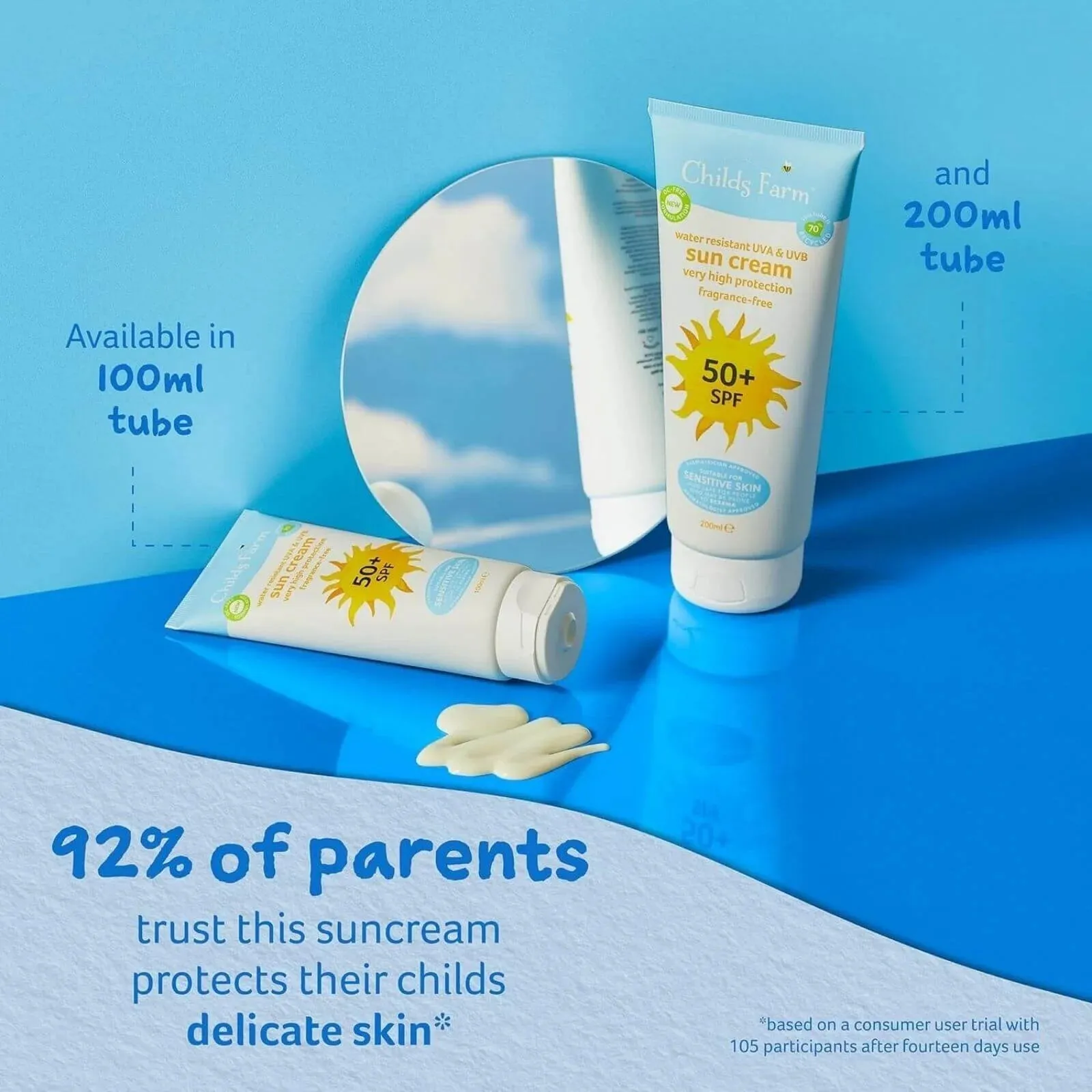 Childs Farm 50  SPF Sun Cream 100ml