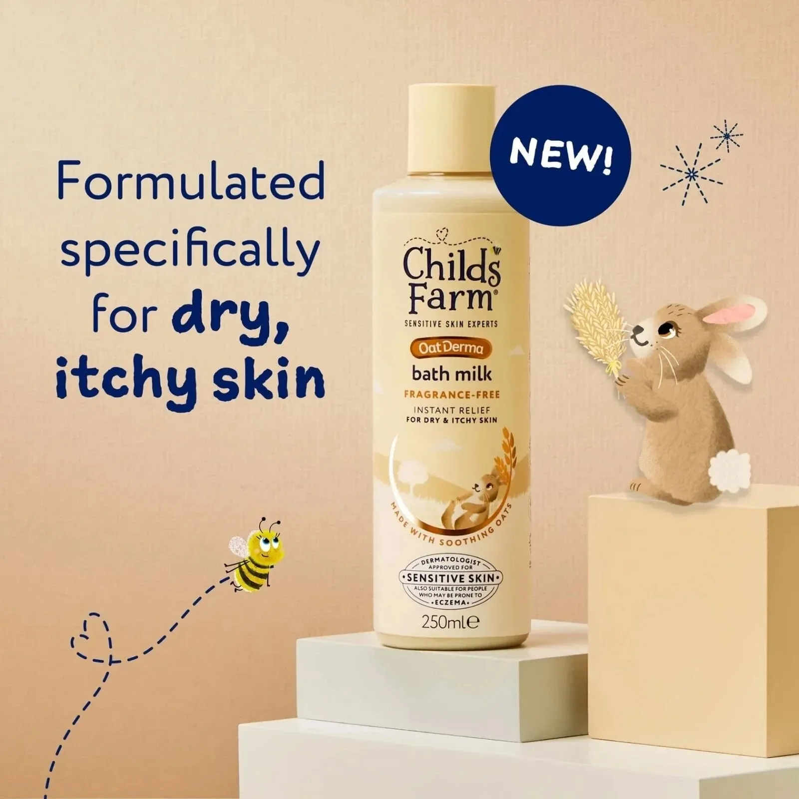 Childs Farm Oatderma Bath Milk 250ml