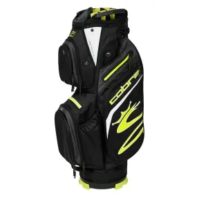 Cobra KING Ultralight Cart Bag - Black/Turbo Yellow