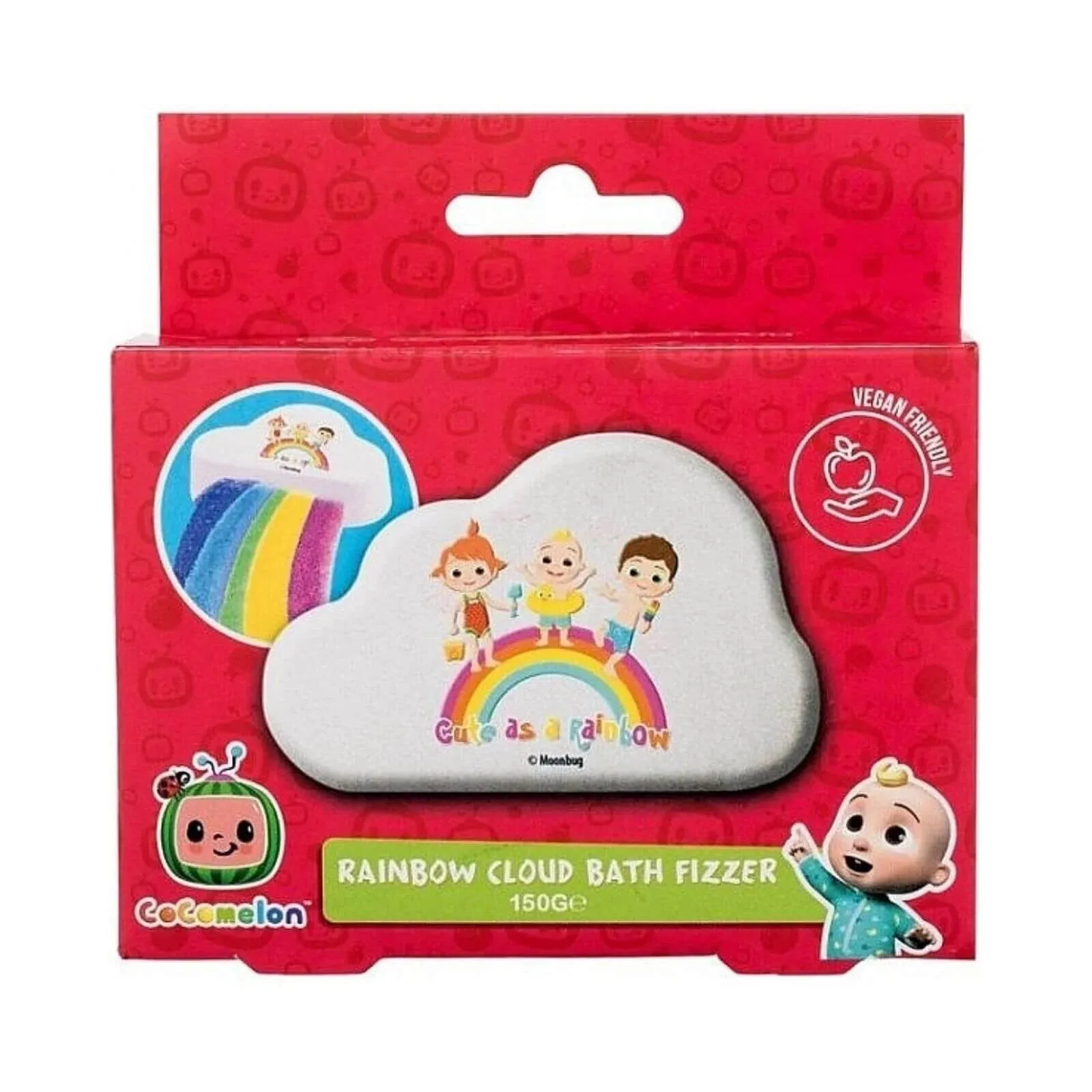 Cocomelon Rainbow Cloud Bath Fizzer 150g