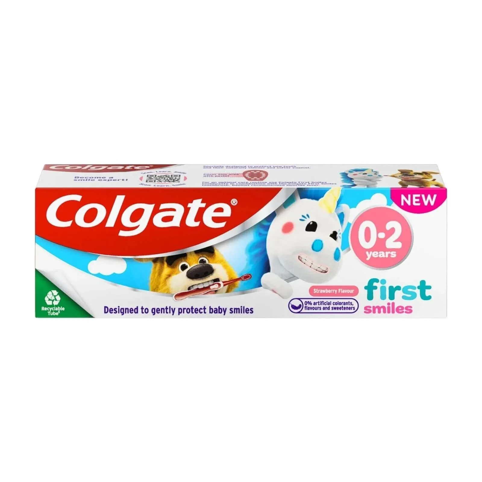 Colgate Kids Strawberry Flavour Baby Toothpaste 0-2 years 50ml