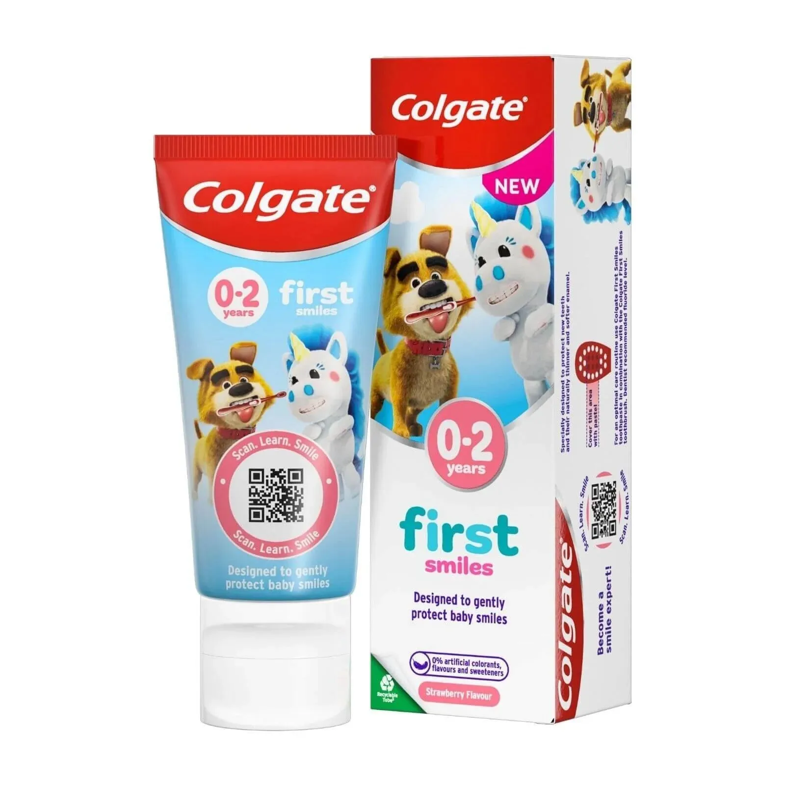 Colgate Kids Strawberry Flavour Baby Toothpaste 0-2 years 50ml