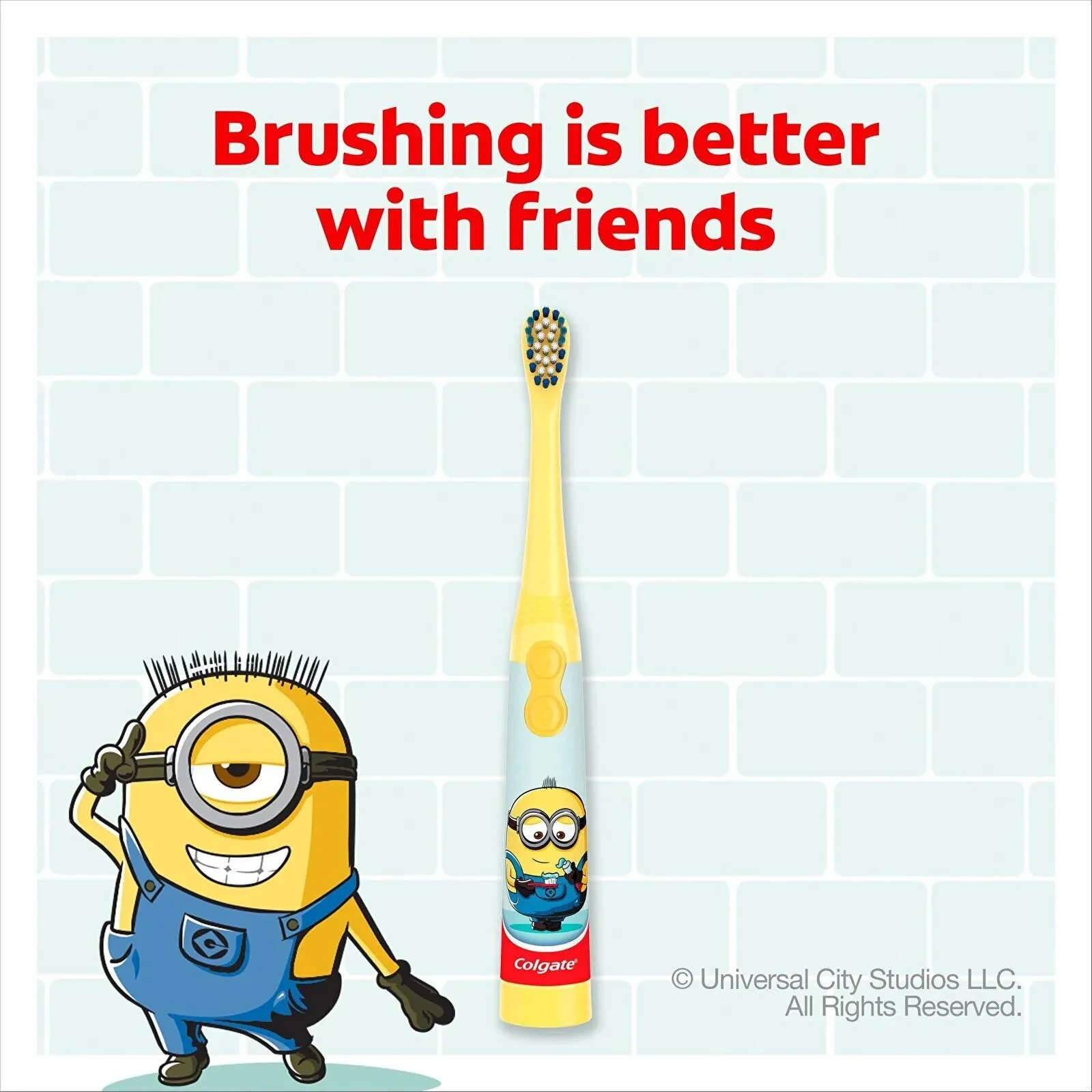 Colgate Minions Extra Soft Battery Toothbrush 3  years