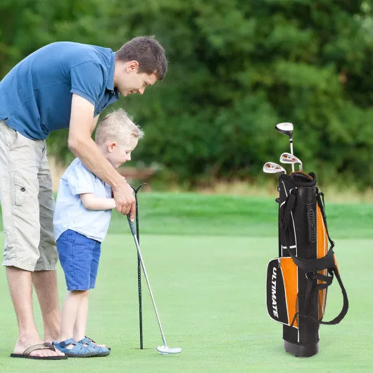 Complete Golf Club Set for Children Age 8-10-Orange