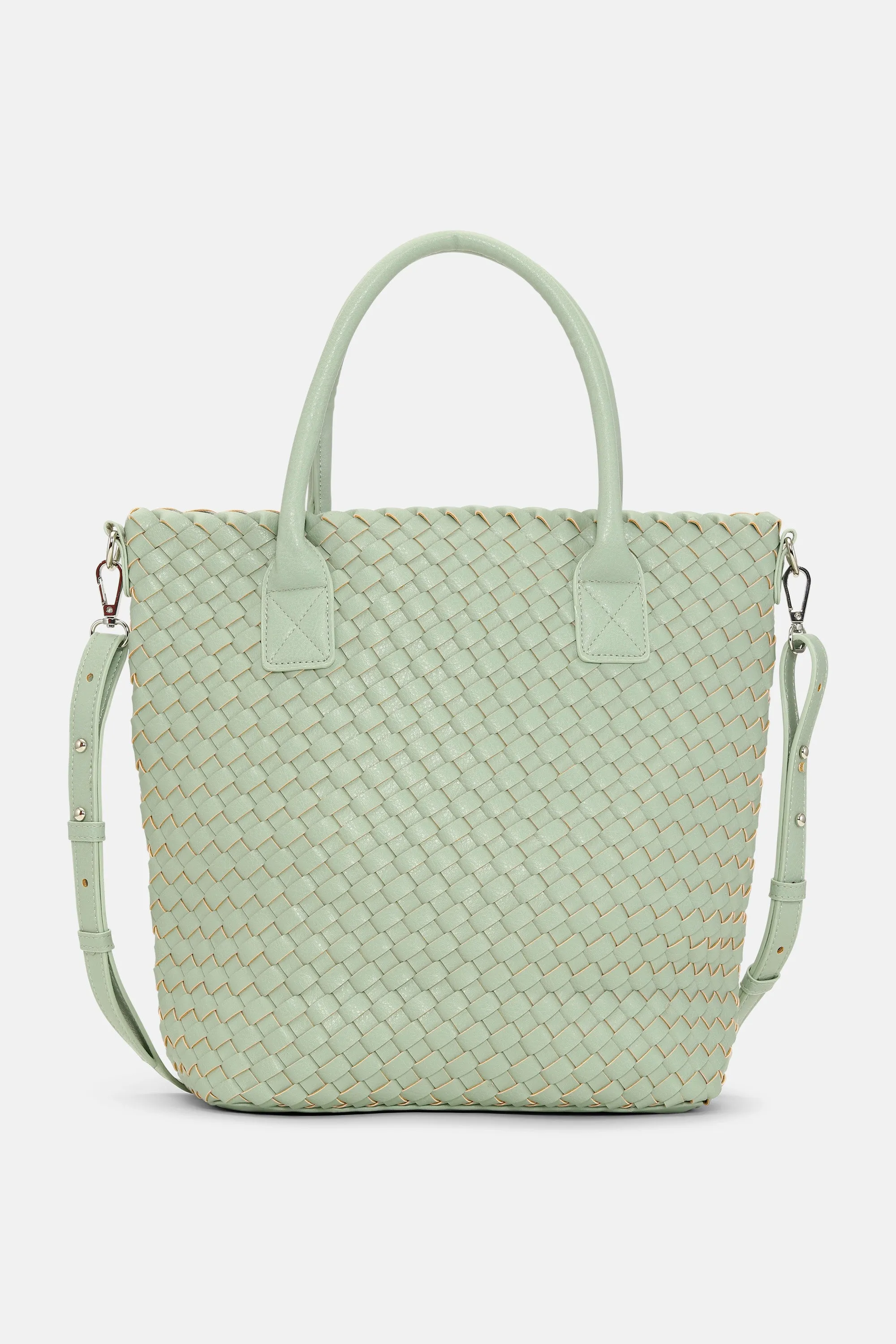 Crossbody Tote Bag - Bleached Silver