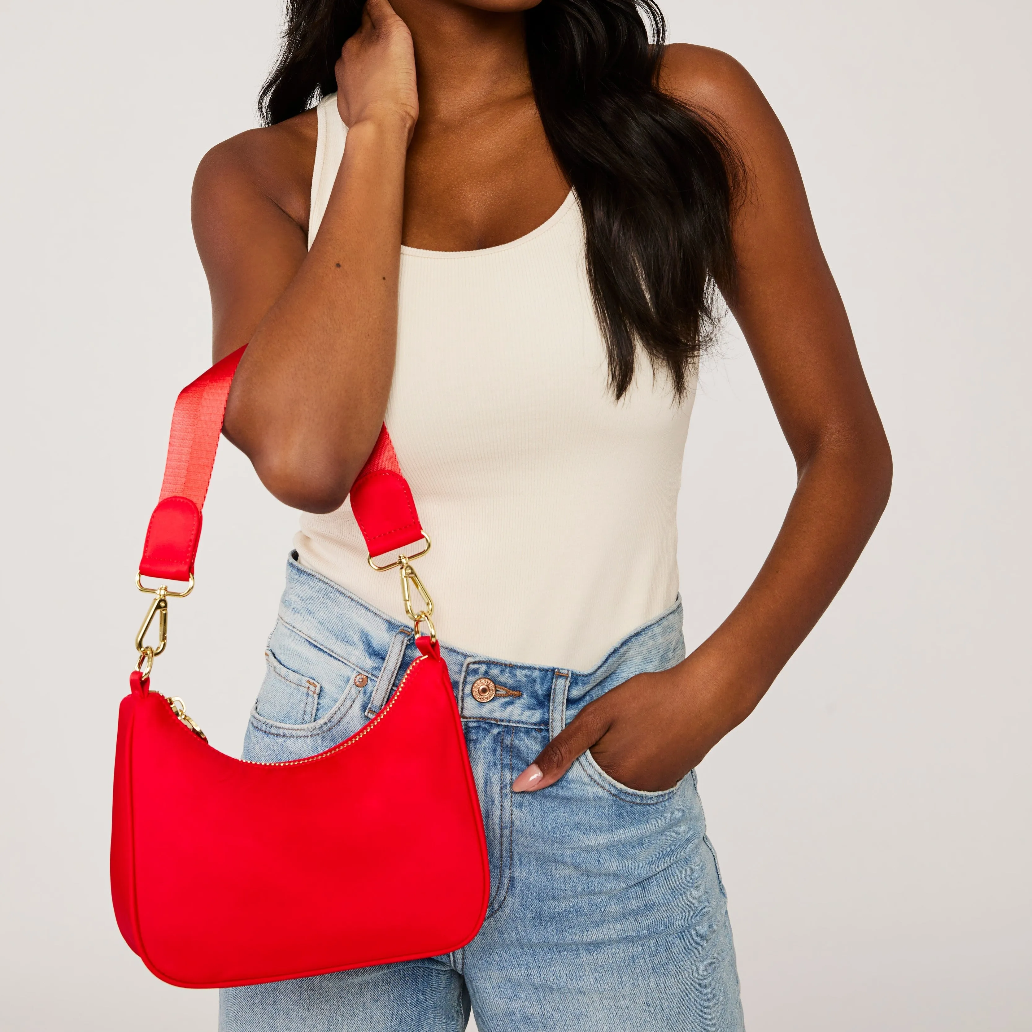 Curved Crossbody Bag