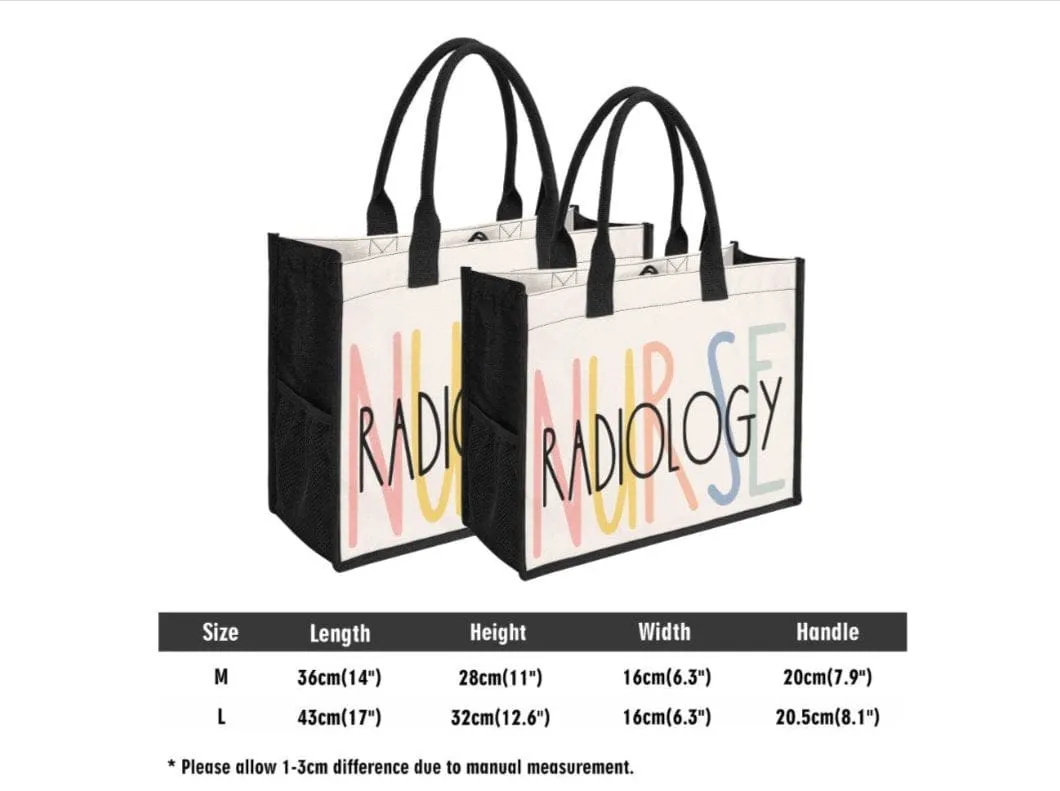 Custom Nurse Premium All-Over Print Canvas Tote Bag, Custom Nurse Gift