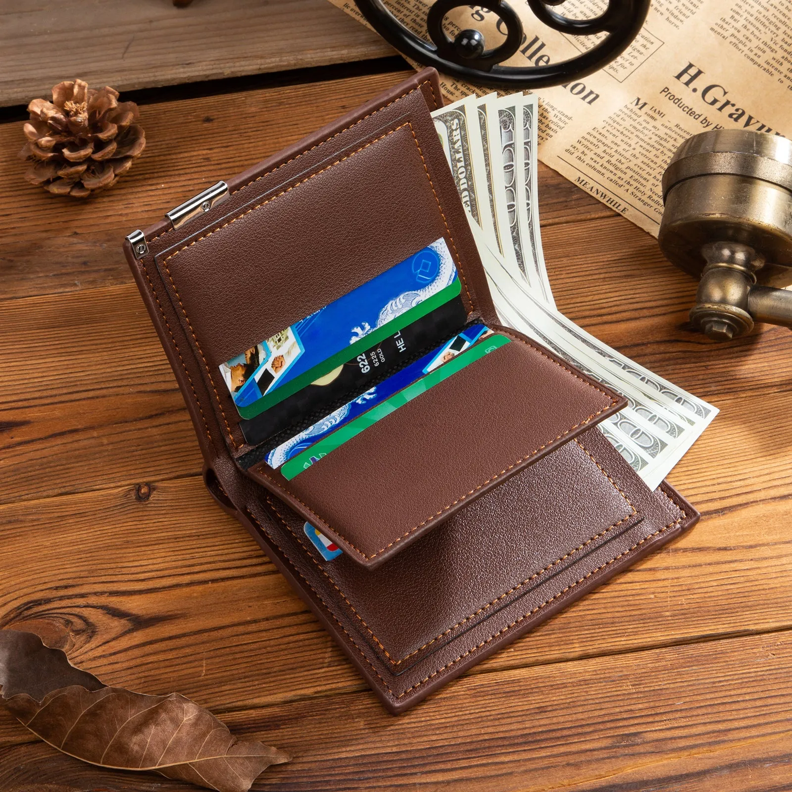 Custom Photo Leather Wallet