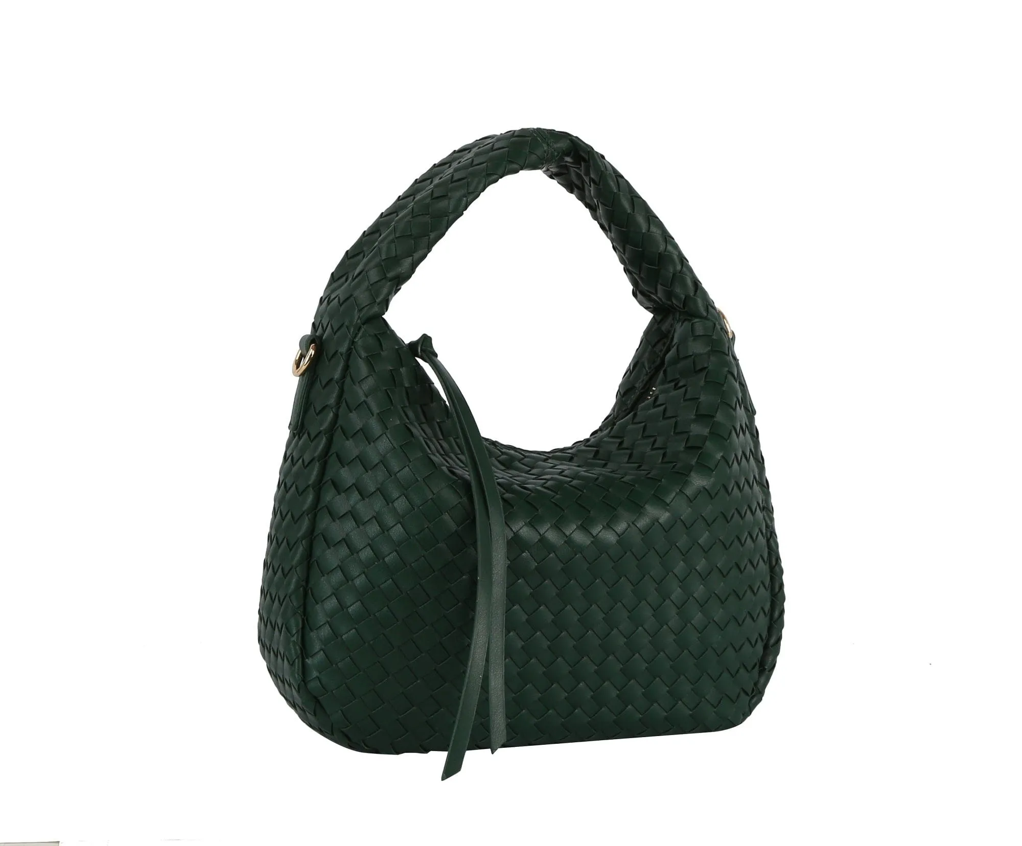 DE0758 Alison Woven Hobo Bag