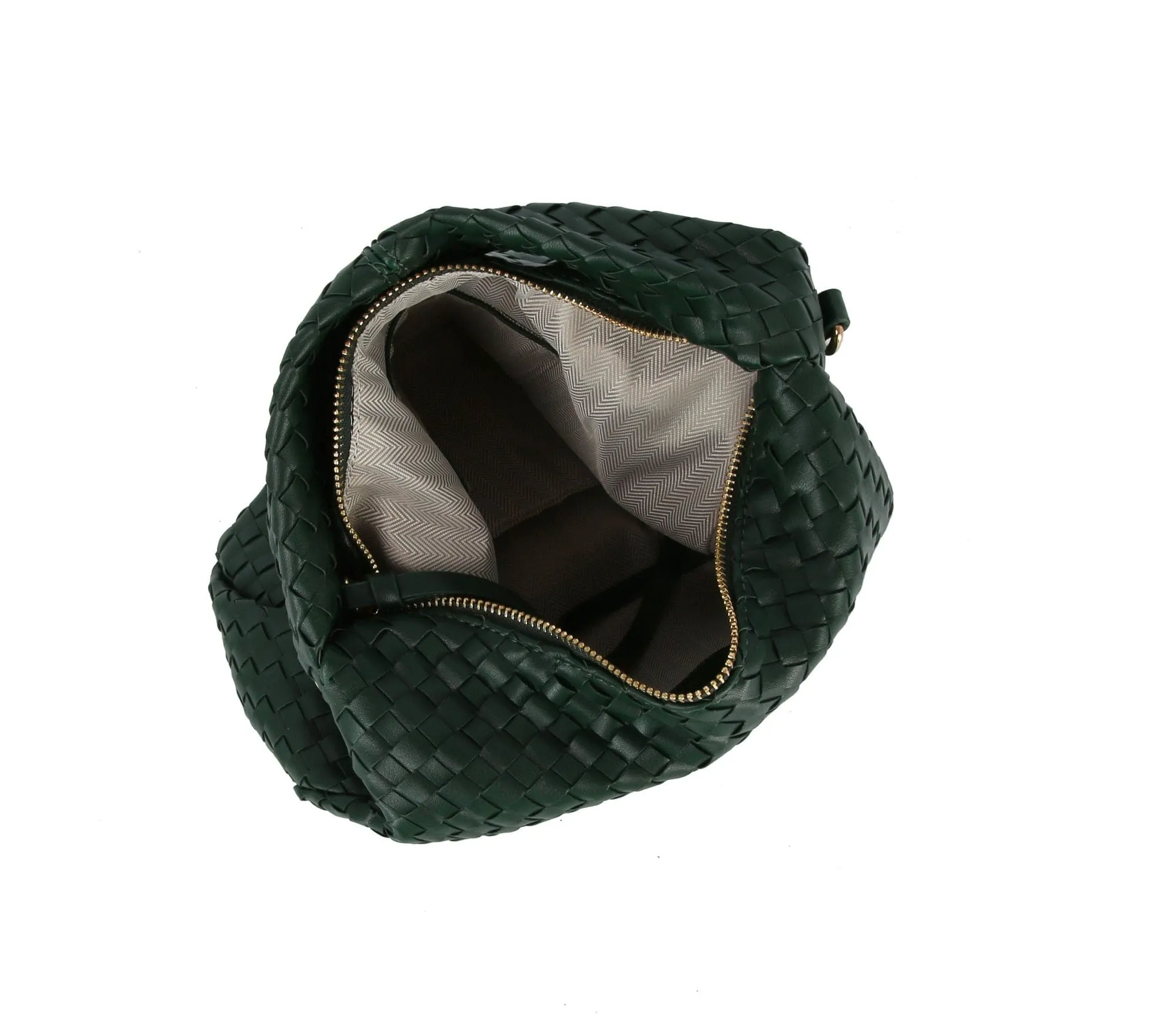 DE0758 Alison Woven Hobo Bag