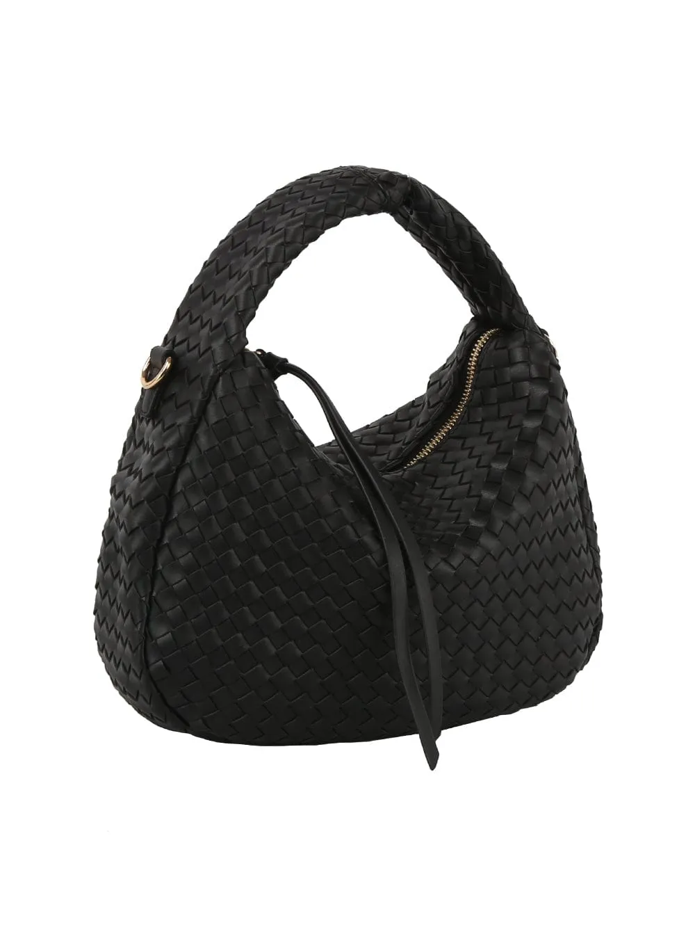 DE0758 Alison Woven Hobo Bag