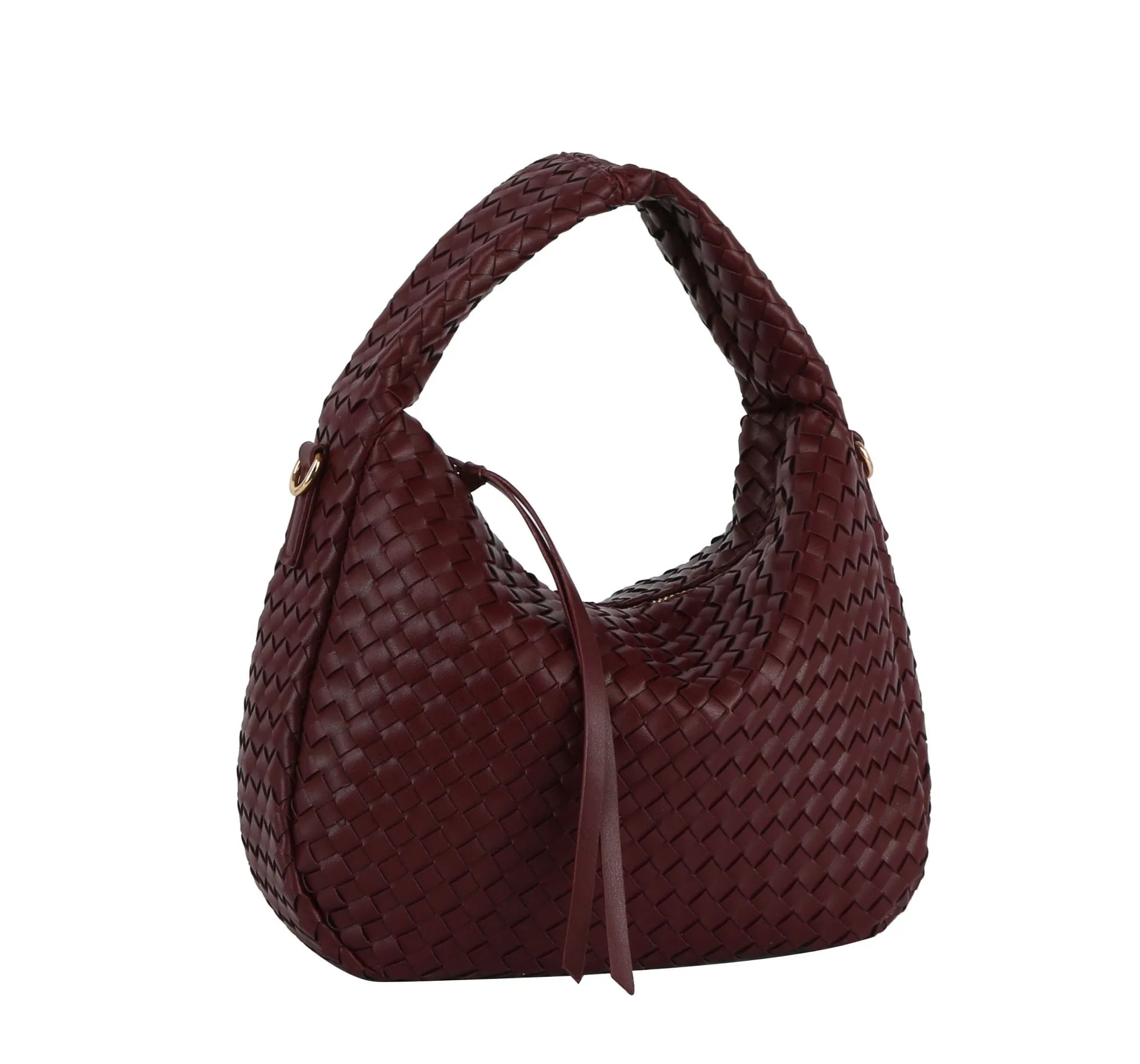 DE0758 Alison Woven Hobo Bag