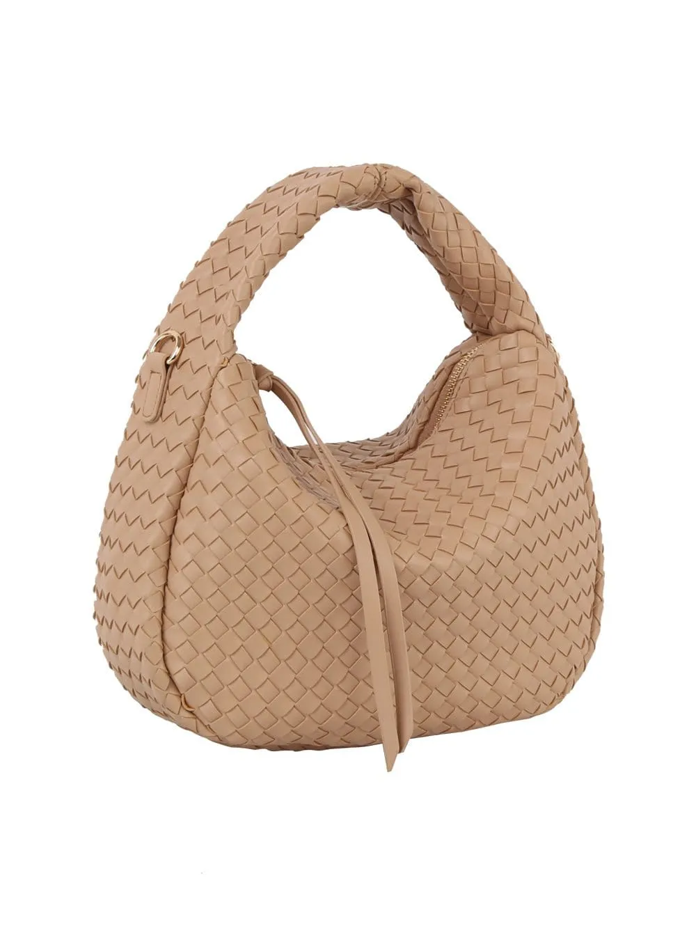 DE0758 Alison Woven Hobo Bag