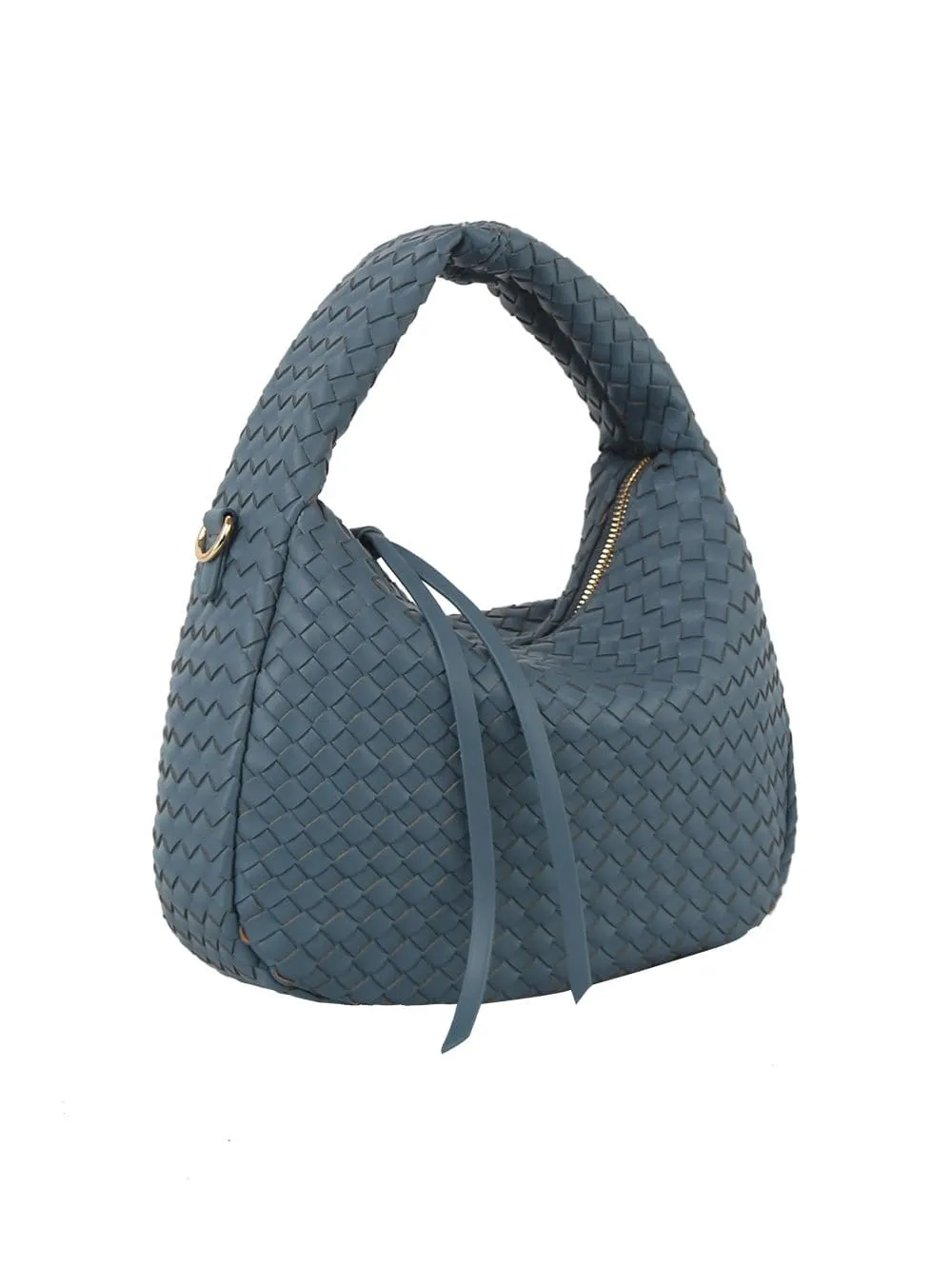 DE0758 Alison Woven Hobo Bag